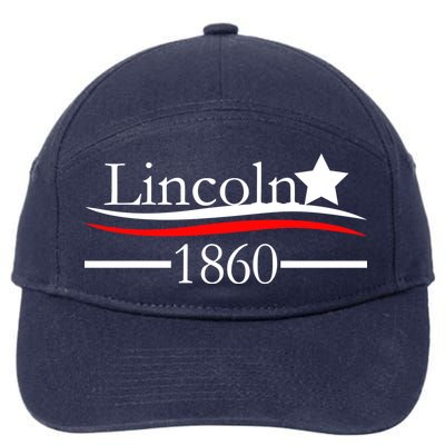 Lincoln 1860 President Logo 7-Panel Snapback Hat