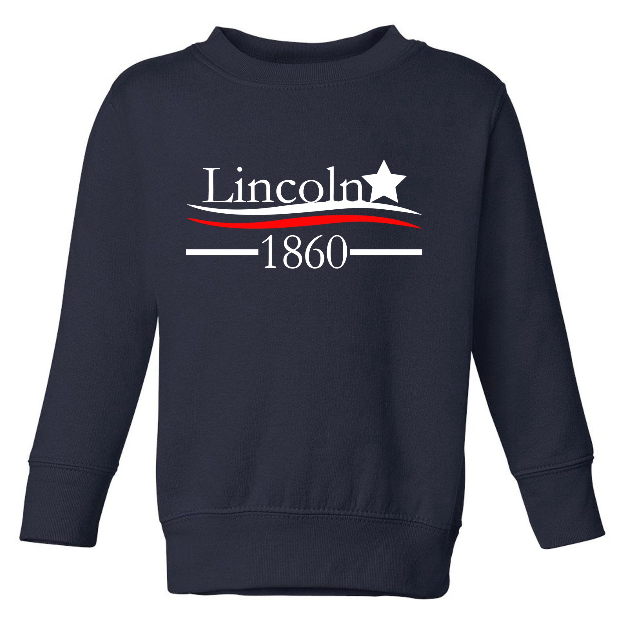 Lincoln 1860 President Logo Toddler Sweatshirt