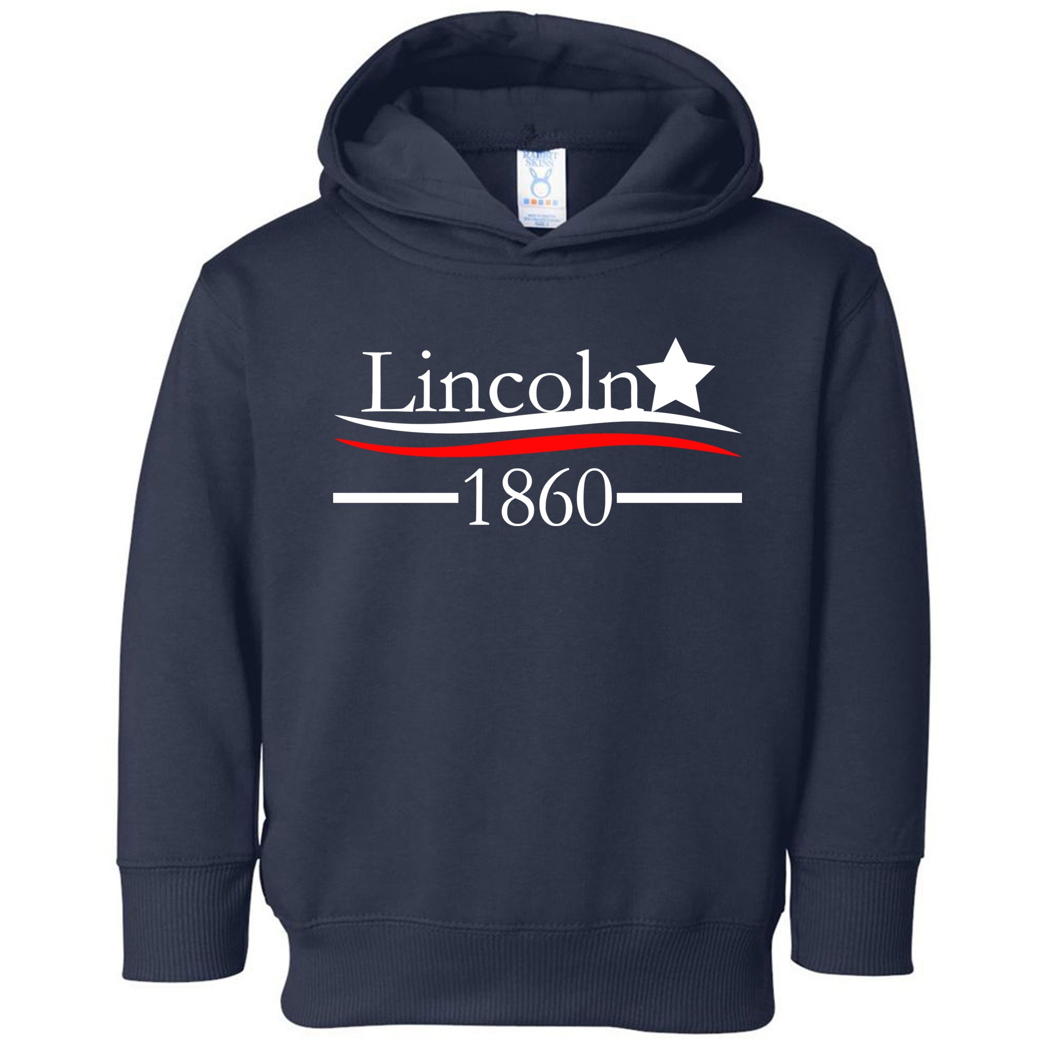 Lincoln 1860 President Logo Toddler Hoodie