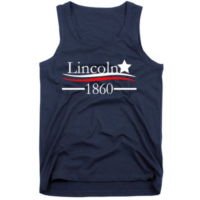 Lincoln 1860 President Logo Tank Top