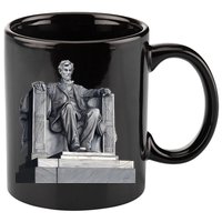 Lincoln Memorial Statue 11oz C Handle Ceramic Mug