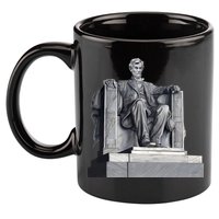 Lincoln Memorial Statue 11oz C Handle Ceramic Mug
