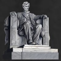Lincoln Memorial Statue 11oz C Handle Ceramic Mug
