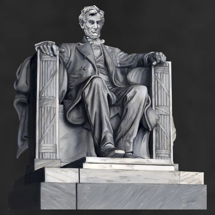 Lincoln Memorial Statue 11oz C Handle Ceramic Mug