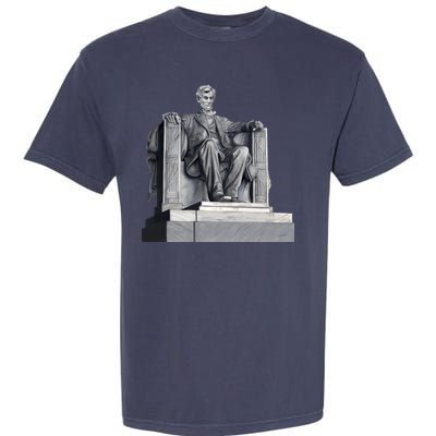 Lincoln Memorial Statue Garment-Dyed Heavyweight T-Shirt