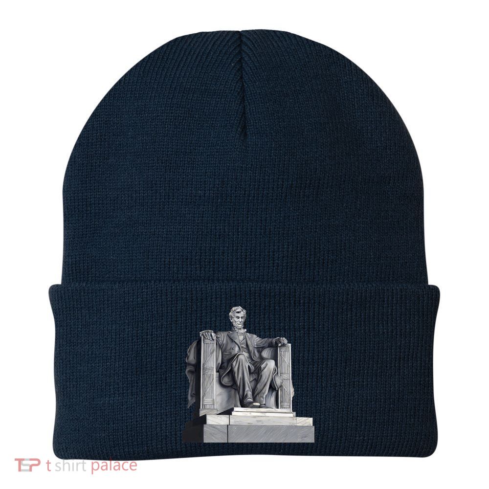 Lincoln Memorial Statue Beanie