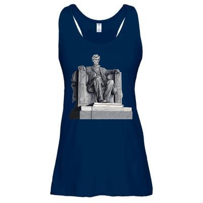 Lincoln Memorial Statue Ladies Essential Flowy Tank
