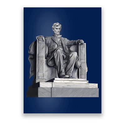 Lincoln Memorial Statue Poster