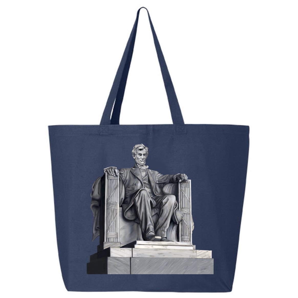 Lincoln Memorial Statue 25L Jumbo Tote