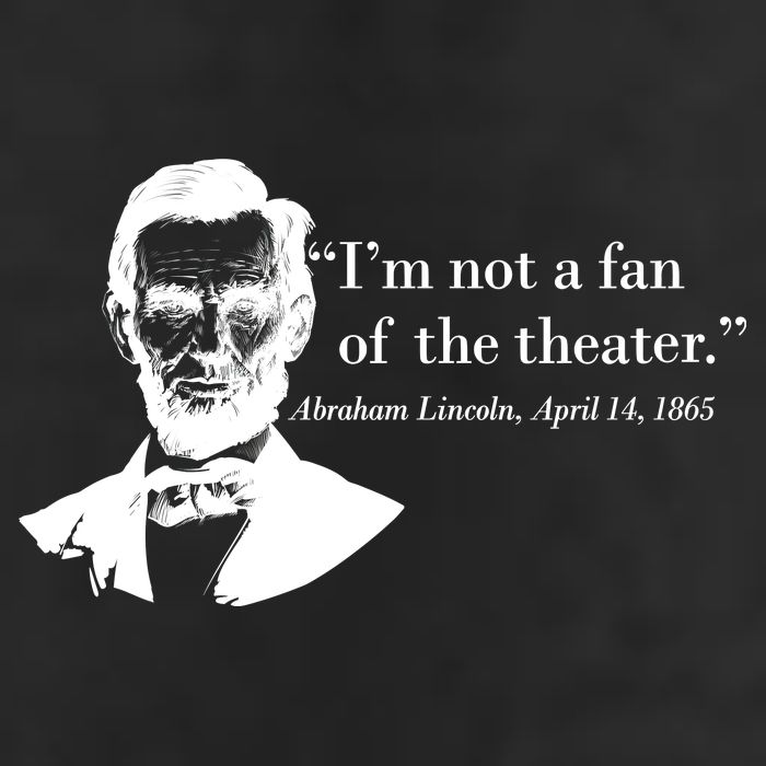Lincoln Not A Fan Of The Theater 7 Panel Mesh Trucker Snapback Hat