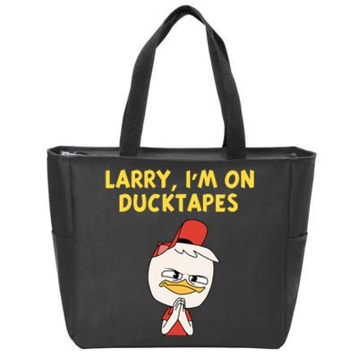 Larry IM On Ducktales Zip Tote Bag