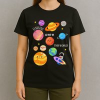 Learning Is Out Of This World Outer Space Science Teacher T-Shirt