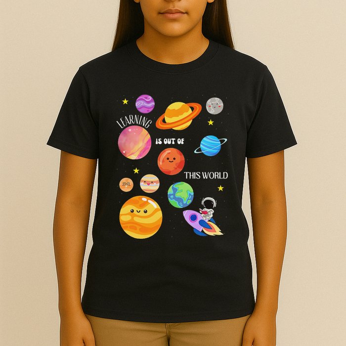 Learning Is Out Of This World Outer Space Science Teacher T-Shirt