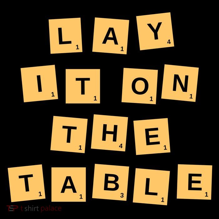 Lay It On The Table Motivational Quote Youth Performance Sprint T-Shirt