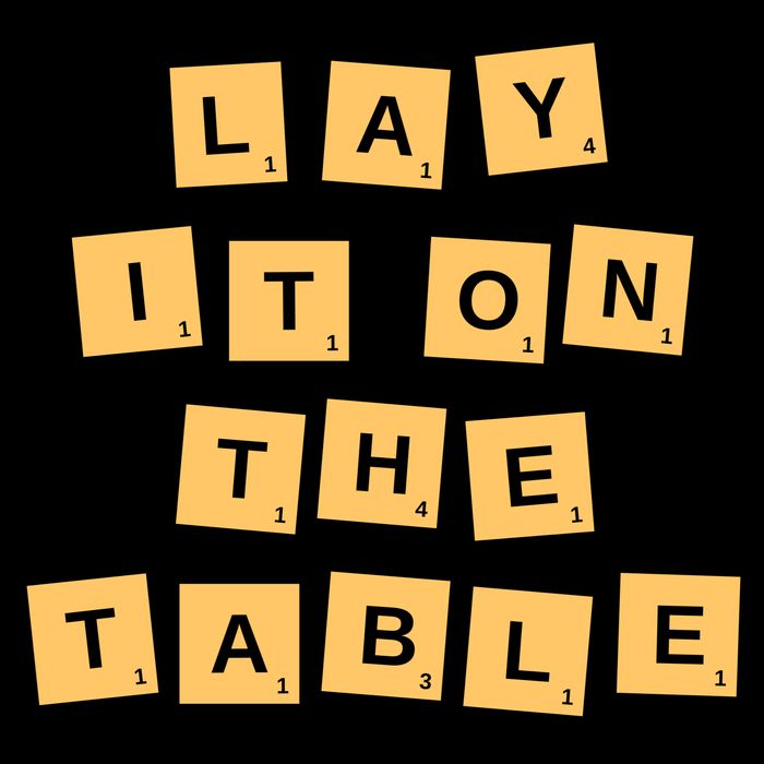 Lay It On The Table Motivational Quote Visor