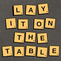 Lay It On The Table Motivational Quote Cotton Canvas Backpack
