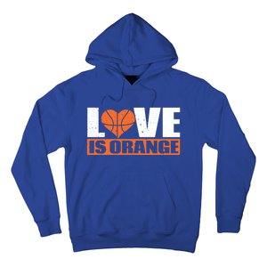 Love Is Orange Basketball Player Gift Idea Gift Hoodie