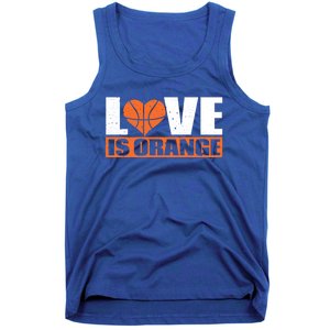 Love Is Orange Basketball Player Gift Idea Gift Tank Top