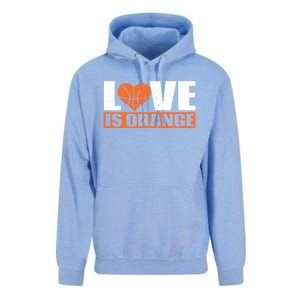 Love Is Orange Basketball Player Gift Idea Gift Unisex Surf Hoodie