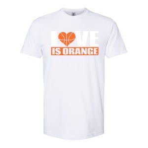 Love Is Orange Basketball Player Gift Idea Gift Softstyle CVC T-Shirt