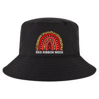 Leopard In October We Wear Red Ribbon Week Rainbow Drug Free Cool Comfort Performance Bucket Hat