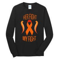 Leukemia I Orange Ribbon Gift Tall Long Sleeve T-Shirt