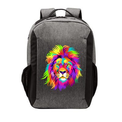 Lion Abstract Portrait Colorful Head Vector Backpack