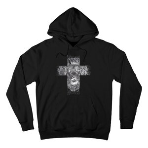 Lion Cross Hoodie