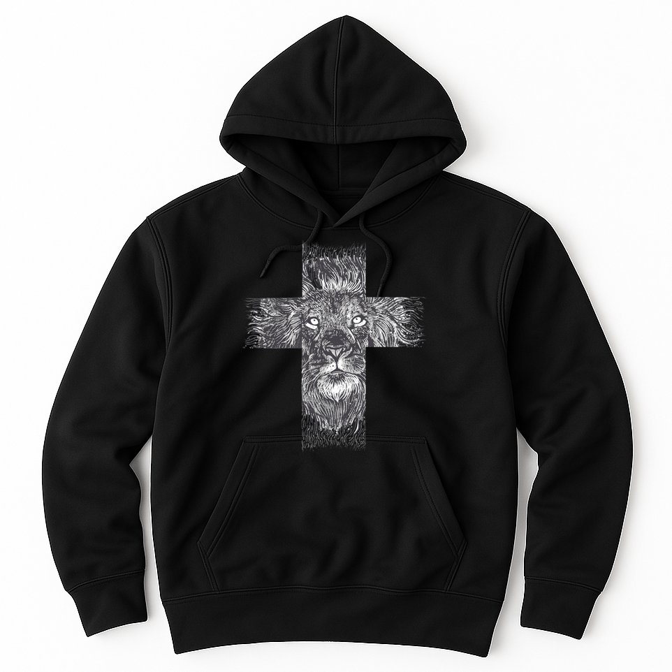 Lion Cross Hoodie