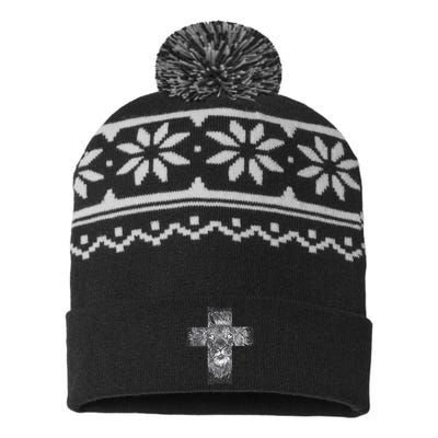 Lion Cross USA-Made Snowflake Beanie