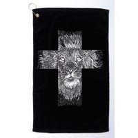Lion Cross Golf Towel