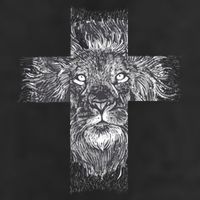 Lion Cross Golf Towel