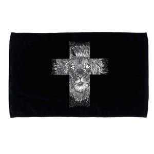 Lion Cross Microfiber Hand Towel