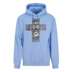 Lion Cross Unisex Surf Hoodie