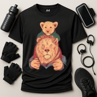 Lion Father And Son Cooling Performance Crew T-Shirt