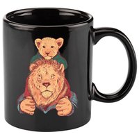 Lion Father And Son 11oz C Handle Ceramic Mug
