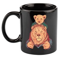Lion Father And Son 11oz C Handle Ceramic Mug