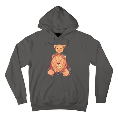 Lion Father And Son Hoodie