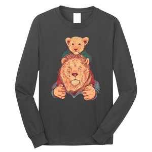 Lion Father And Son Long Sleeve Shirt