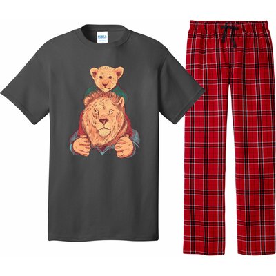 Lion Father And Son Pajama Set