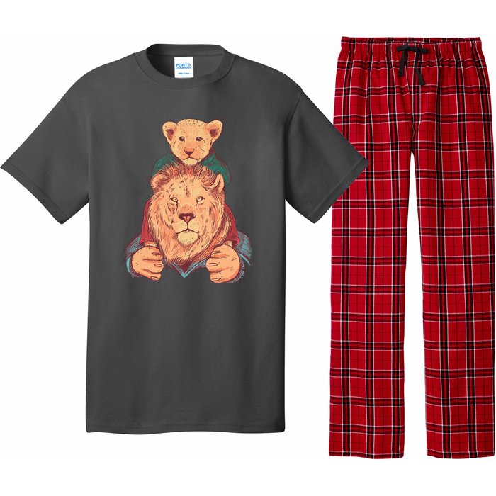 Lion Father And Son Pajama Set