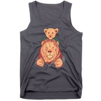 Lion Father And Son Tank Top