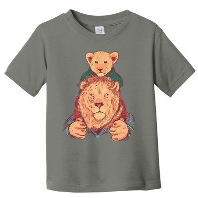Lion Father And Son Toddler T-Shirt