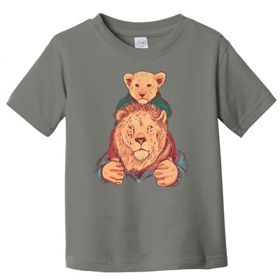 Lion Father And Son Toddler T-Shirt