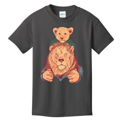 Lion Father And Son Kids T-Shirt