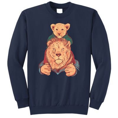 Lion Father And Son Sweatshirt