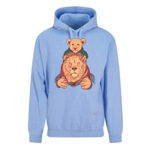 Lion Father And Son Unisex Surf Hoodie