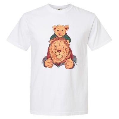 Lion Father And Son Garment-Dyed Heavyweight T-Shirt