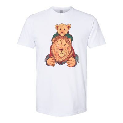 Lion Father And Son Softstyle® CVC T-Shirt