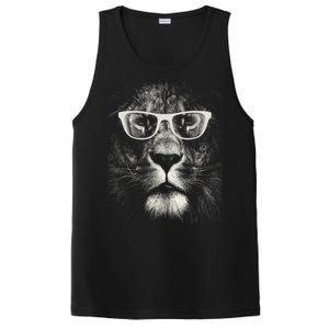 Lion Glasses Head PosiCharge Competitor Tank